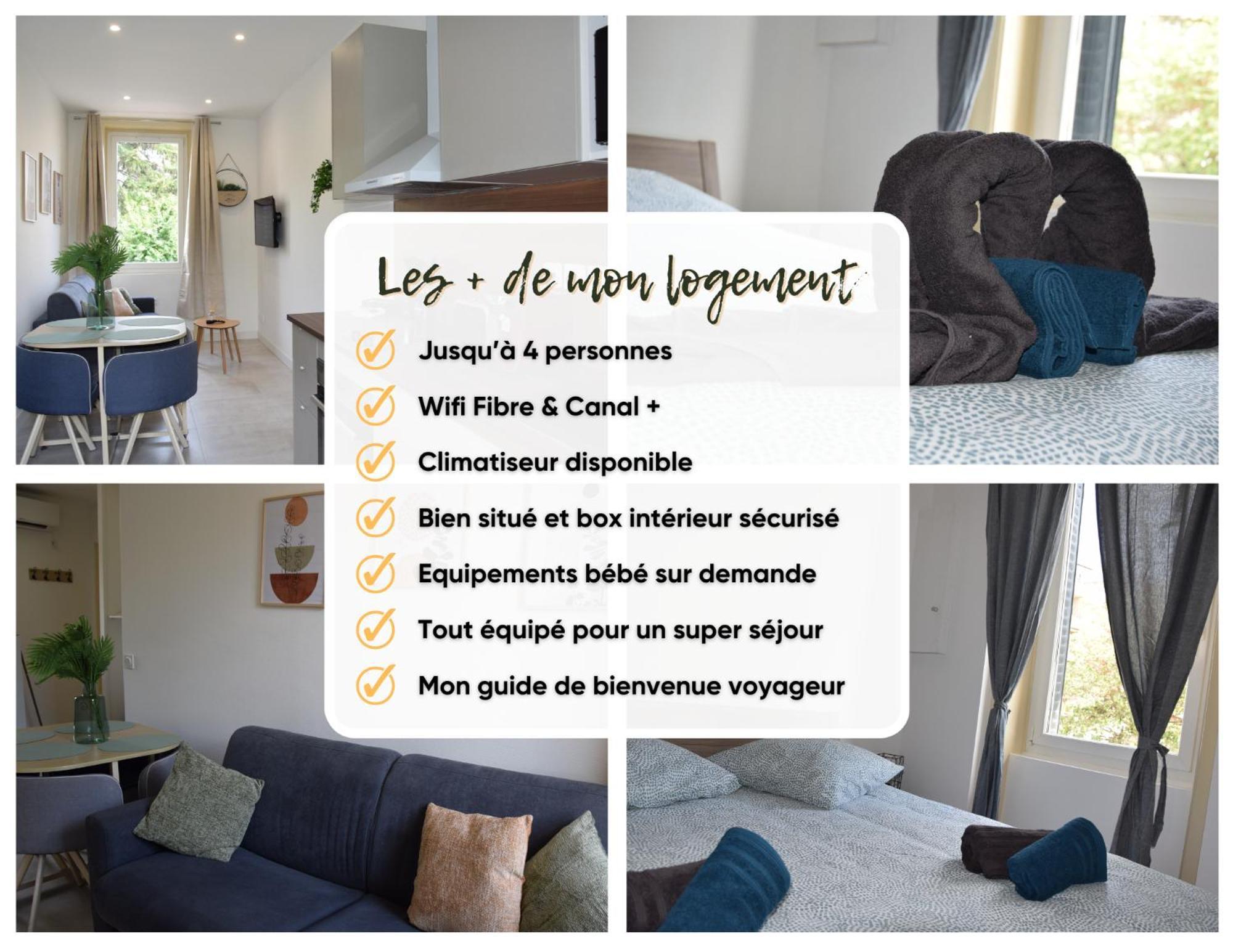 Ferienwohnung Elegant T2 A Bron, Tramway A 2Min, Box Parking, 4Personnes Exterior foto